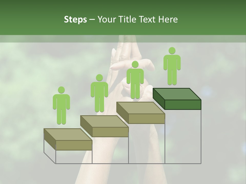 Guys Two Rear View PowerPoint Template