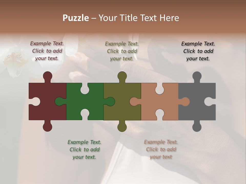 Fairground Ride Enjoying Men PowerPoint Template