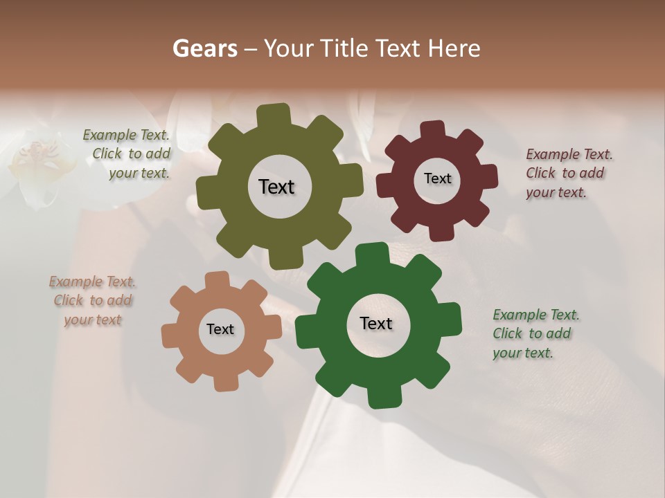 Fairground Ride Enjoying Men PowerPoint Template