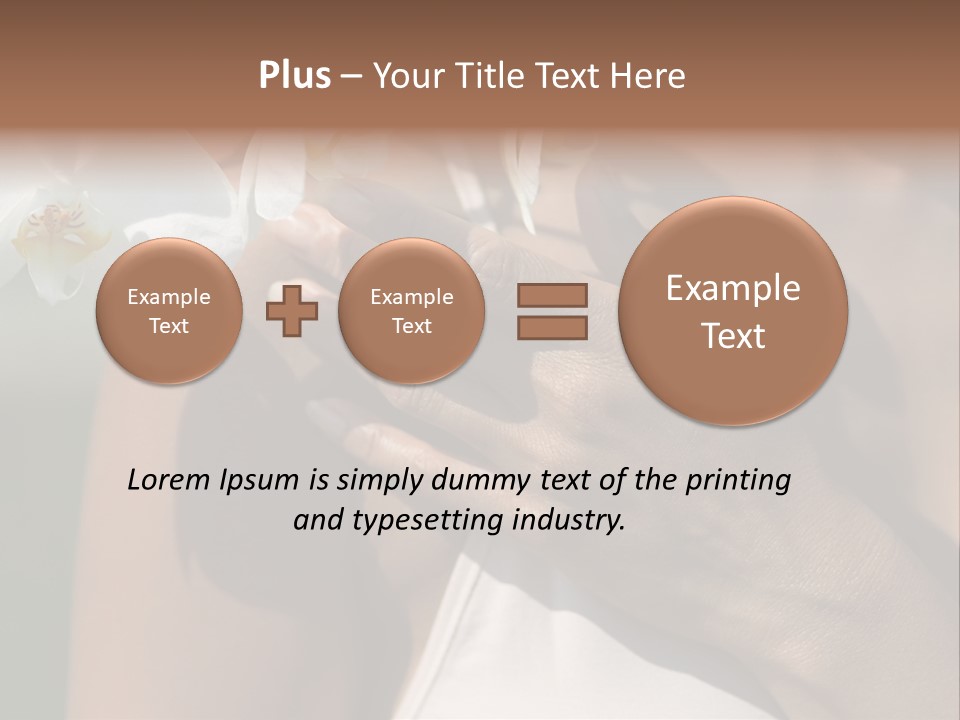 Fairground Ride Enjoying Men PowerPoint Template