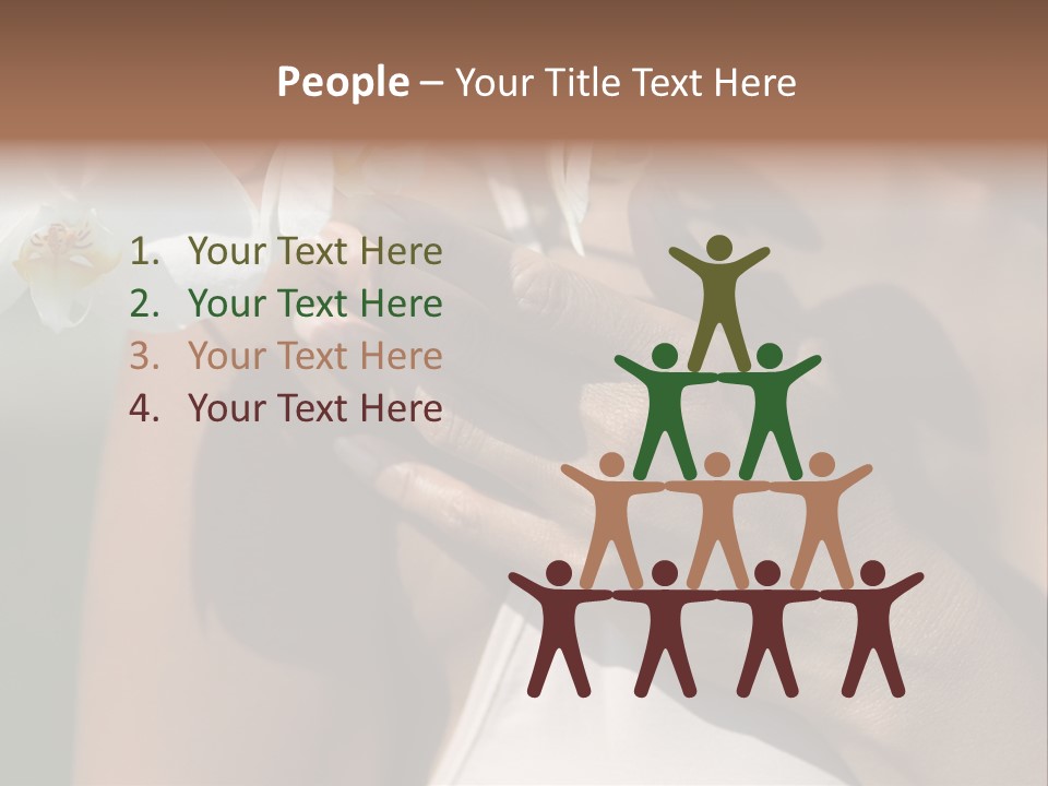 Fairground Ride Enjoying Men PowerPoint Template