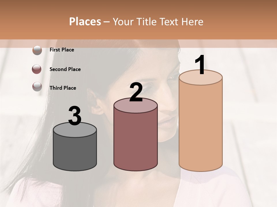 Rides Heteroual Couple Curve PowerPoint Template