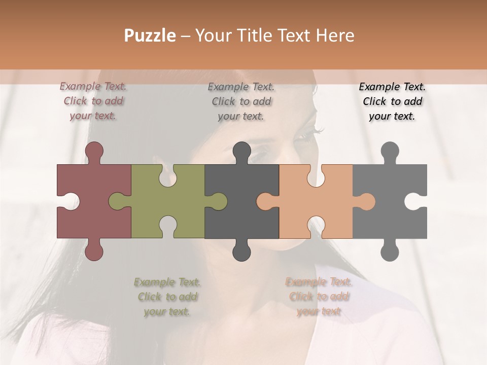 Rides Heteroual Couple Curve PowerPoint Template