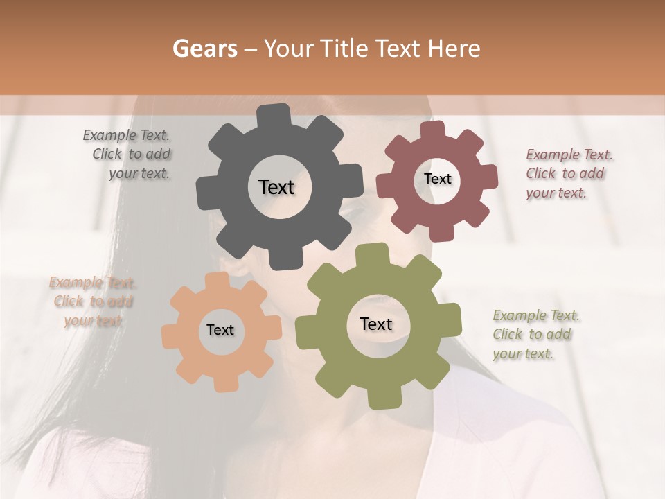 Rides Heteroual Couple Curve PowerPoint Template