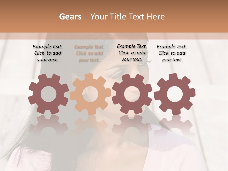 Rides Heteroual Couple Curve PowerPoint Template