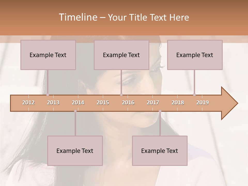 Rides Heteroual Couple Curve PowerPoint Template
