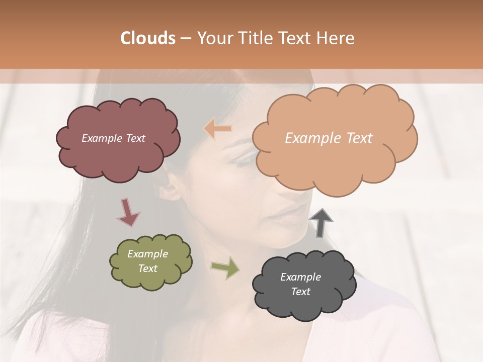Rides Heteroual Couple Curve PowerPoint Template
