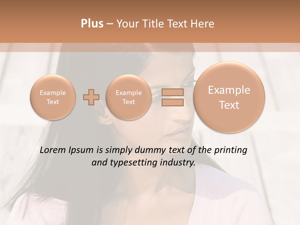 Rides Heteroual Couple Curve PowerPoint Template