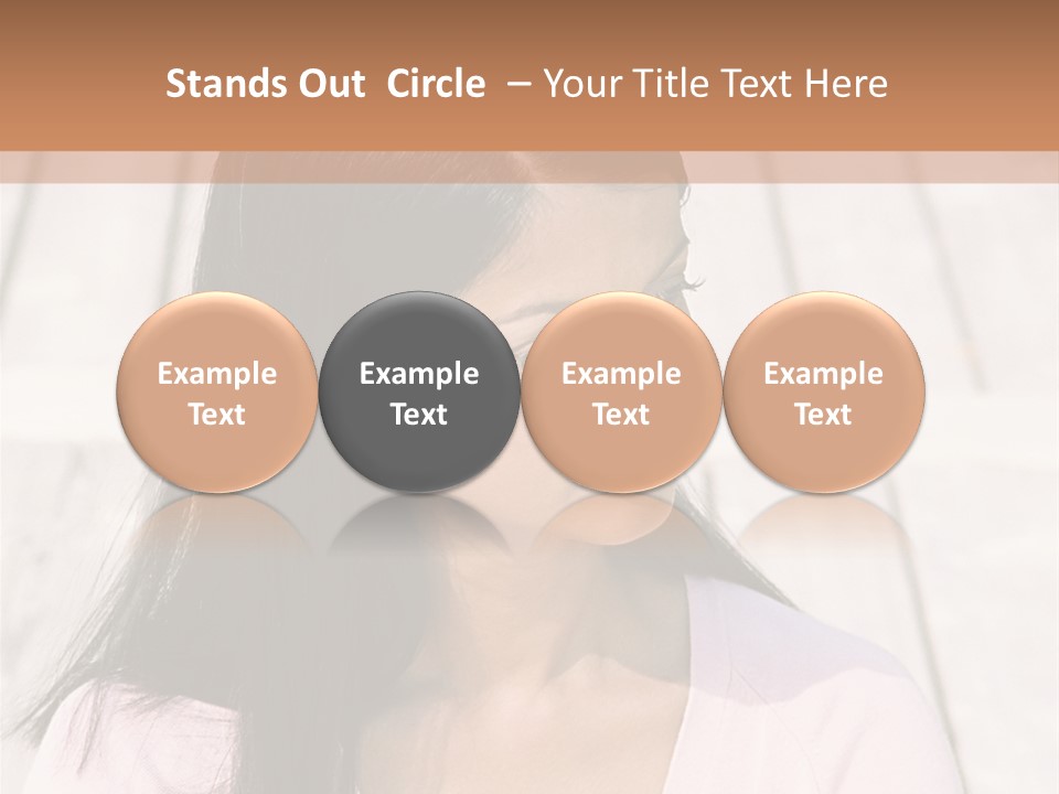 Rides Heteroual Couple Curve PowerPoint Template