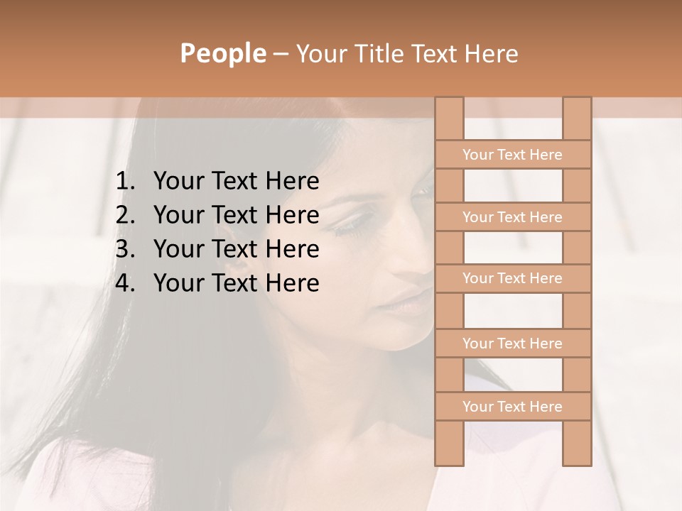Rides Heteroual Couple Curve PowerPoint Template
