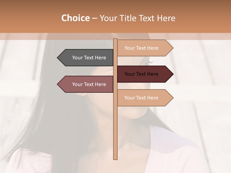 Rides Heteroual Couple Curve PowerPoint Template