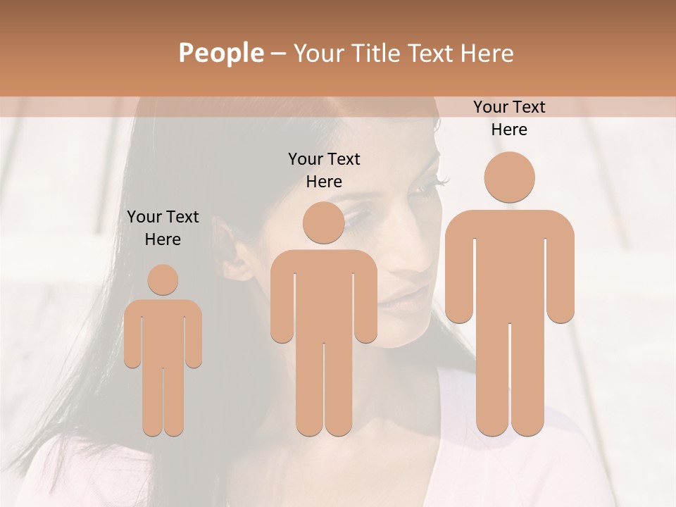 Rides Heteroual Couple Curve PowerPoint Template