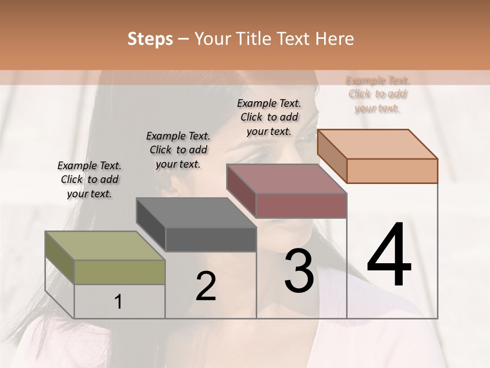 Rides Heteroual Couple Curve PowerPoint Template