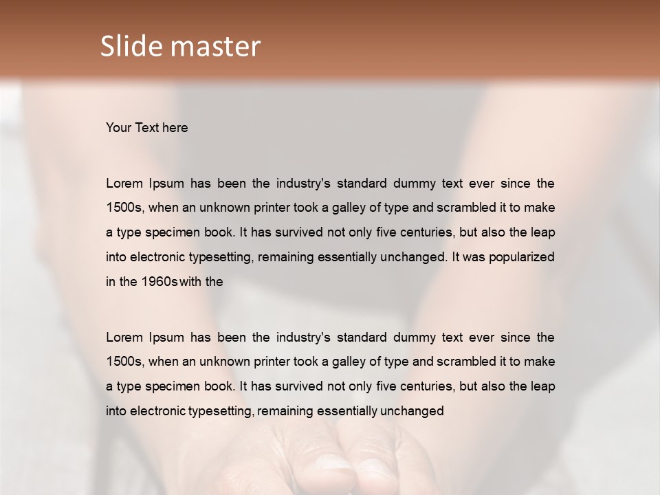 Traditionallly Female Hugging PowerPoint Template