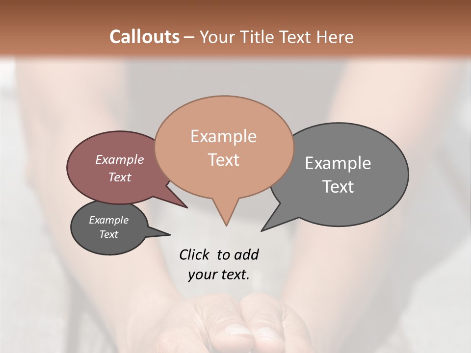 Traditionallly Female Hugging PowerPoint Template