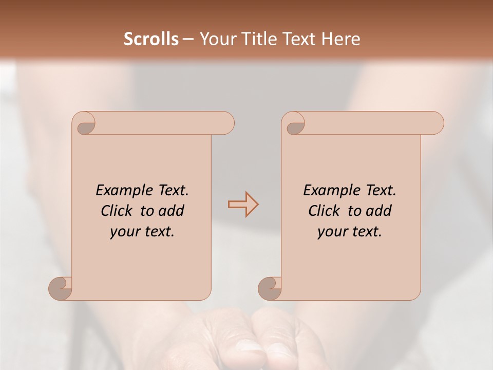 Traditionallly Female Hugging PowerPoint Template