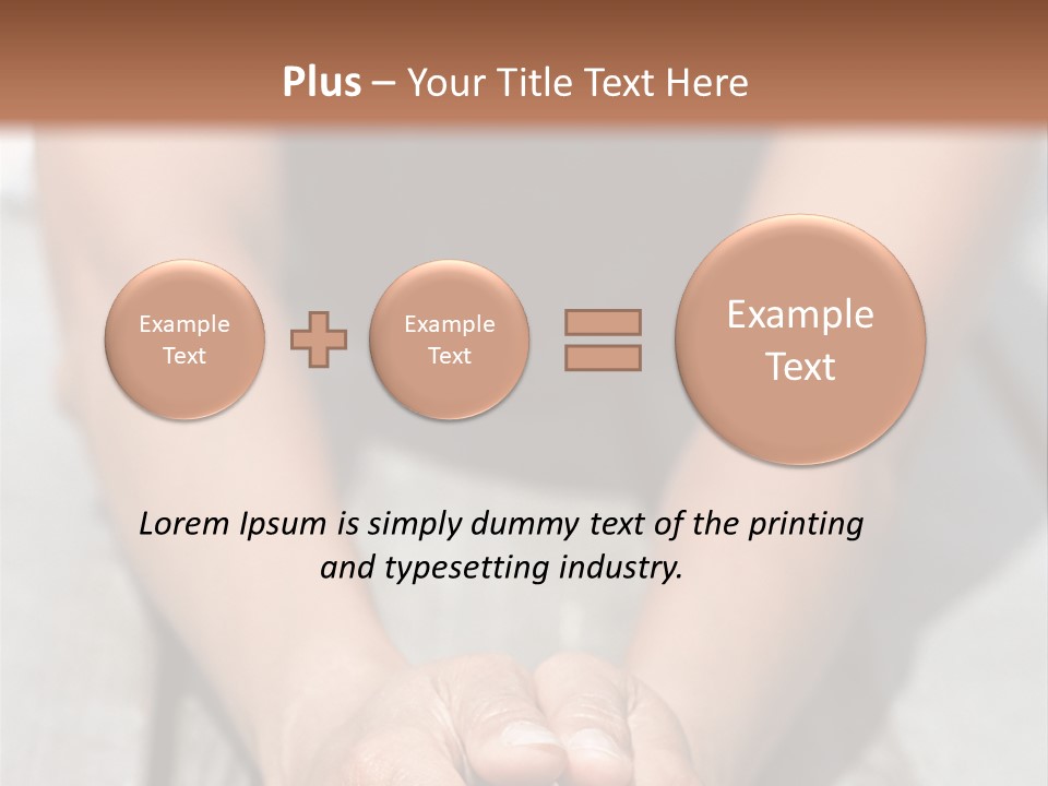 Traditionallly Female Hugging PowerPoint Template