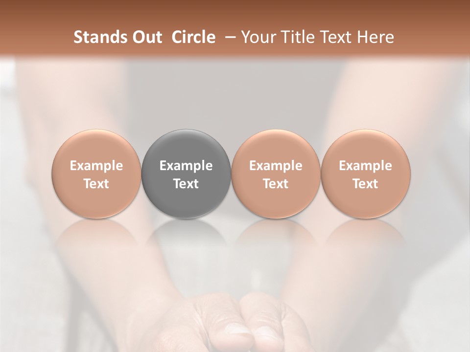 Traditionallly Female Hugging PowerPoint Template