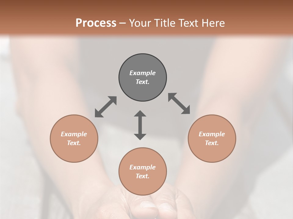 Traditionallly Female Hugging PowerPoint Template