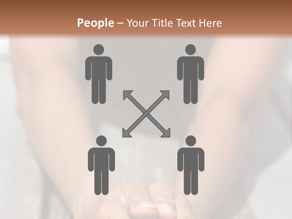 Traditionallly Female Hugging PowerPoint Template