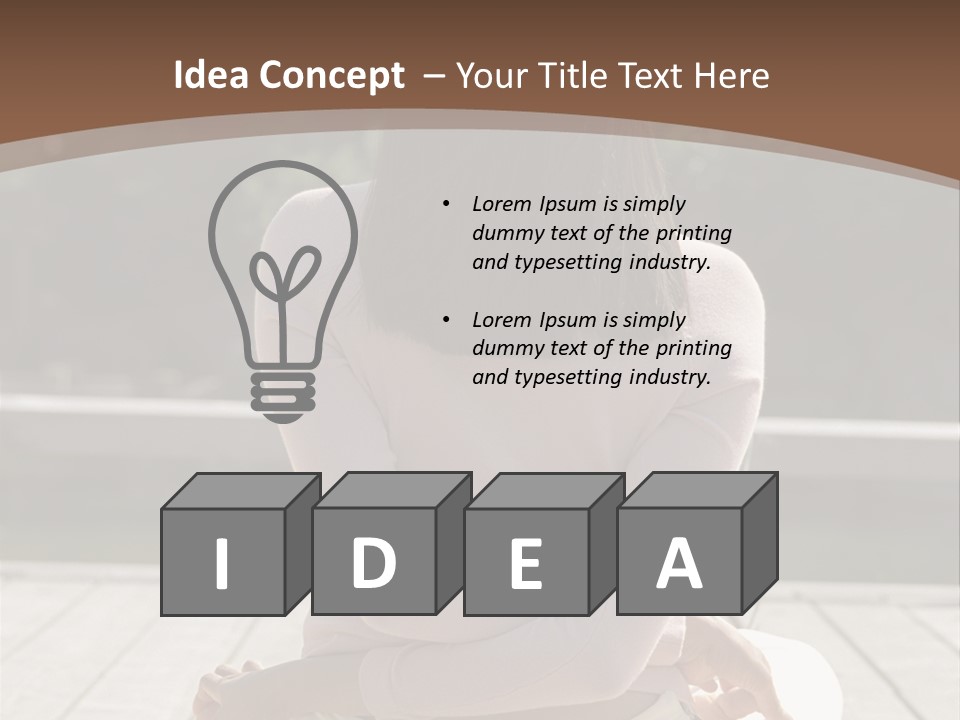 Illuminate Grown Up Oversized PowerPoint Template