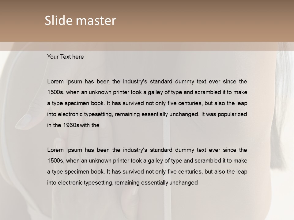 Hugs Guy Tradition PowerPoint Template