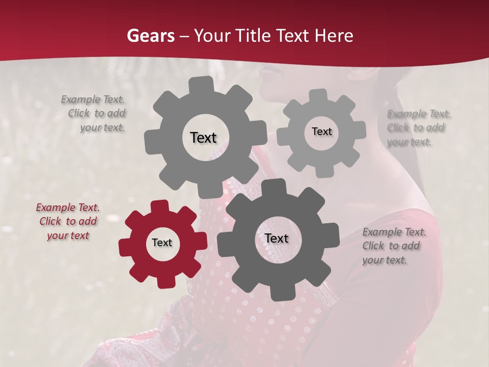 Amusement Park Rides Embracing Positivity PowerPoint Template