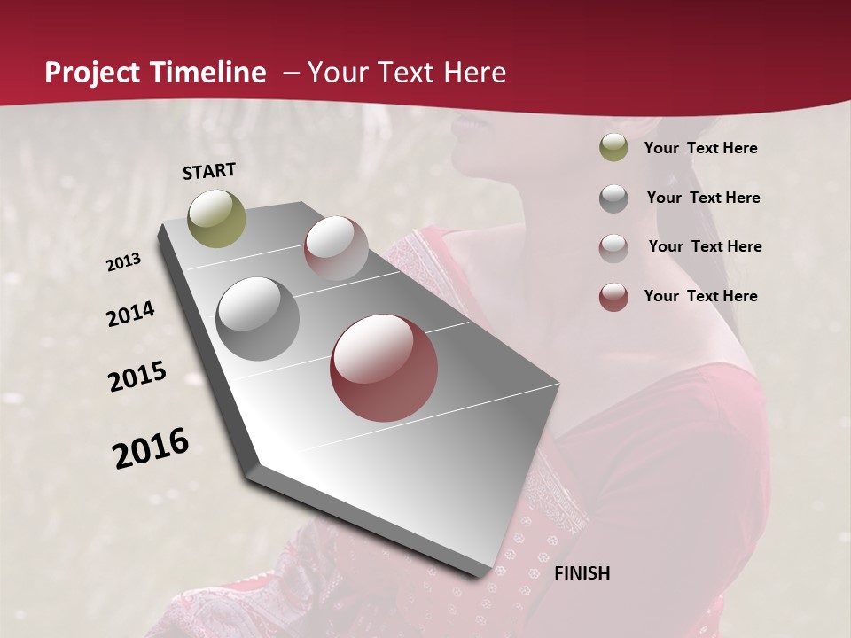 Amusement Park Rides Embracing Positivity PowerPoint Template