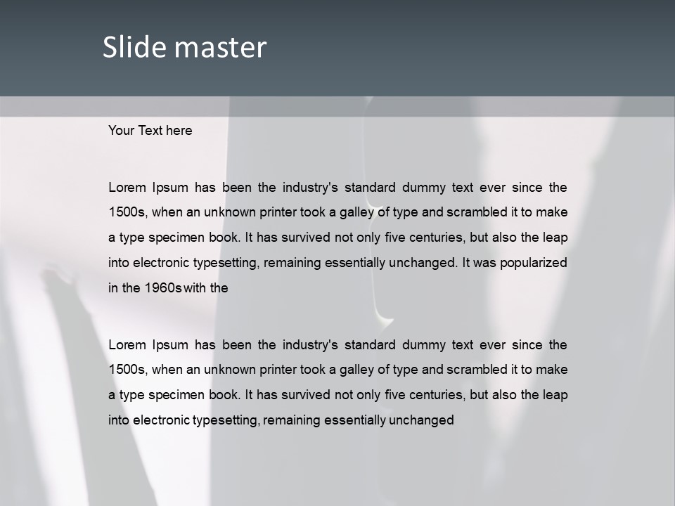 Outside Sizes Females PowerPoint Template