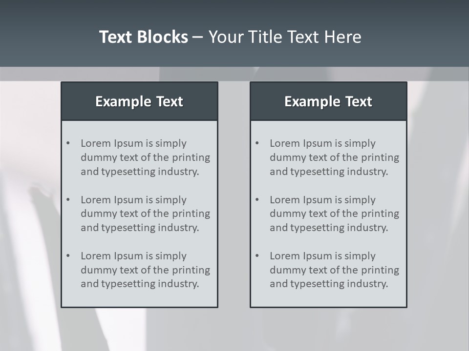 Outside Sizes Females PowerPoint Template