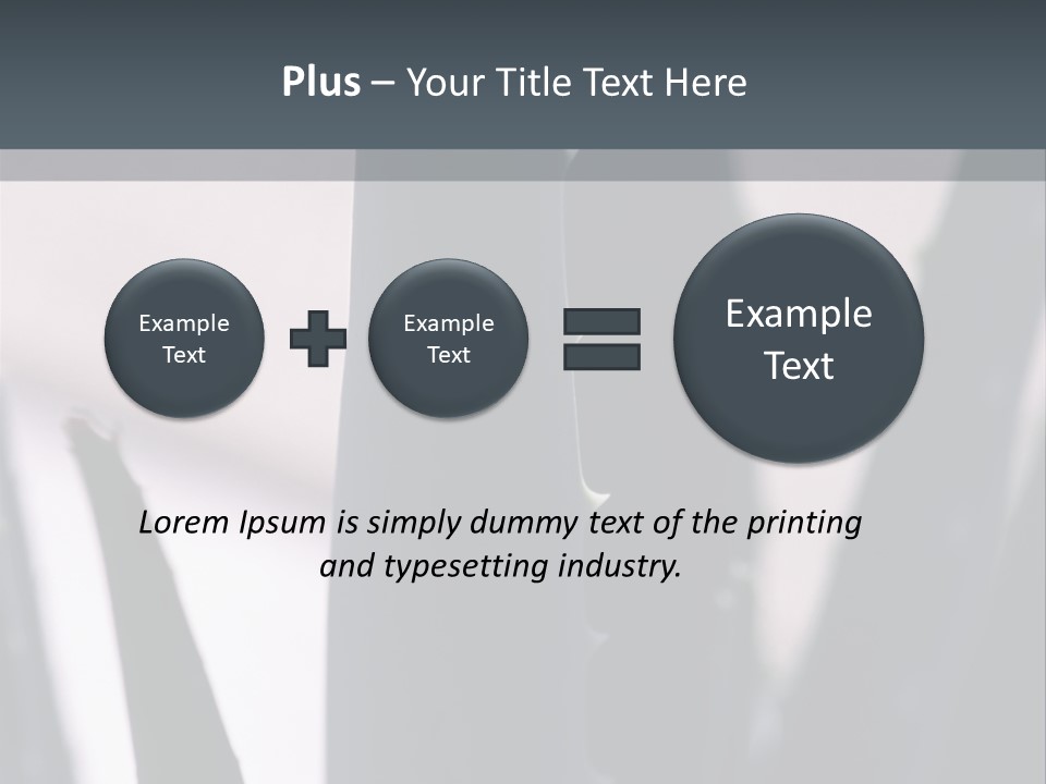 Outside Sizes Females PowerPoint Template