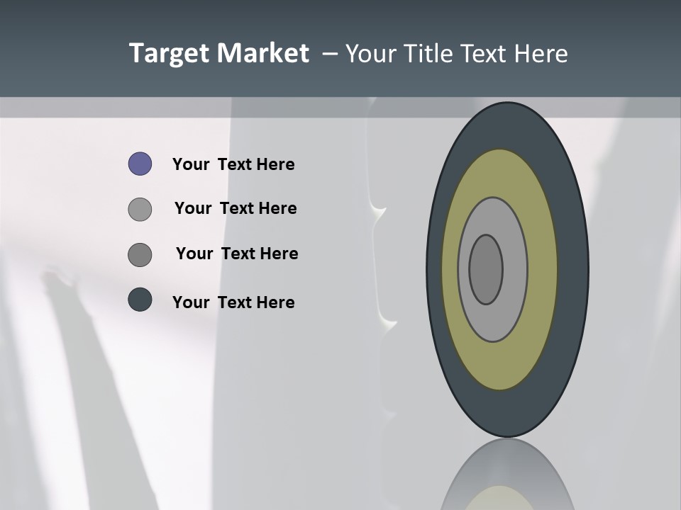 Outside Sizes Females PowerPoint Template