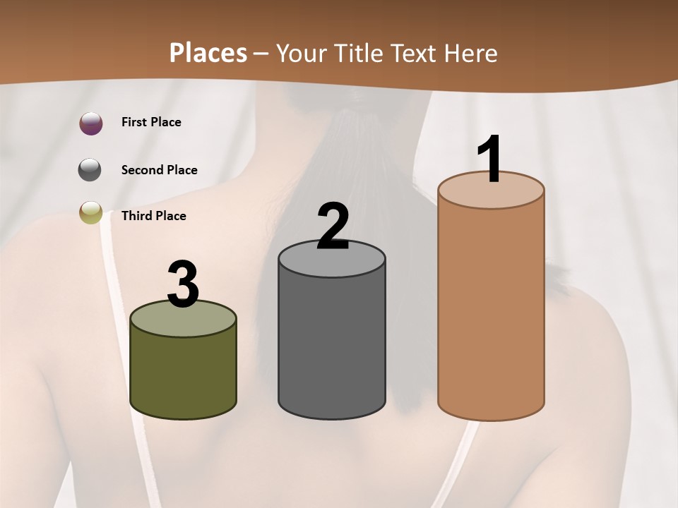 Curved Large Fairground Ride PowerPoint Template