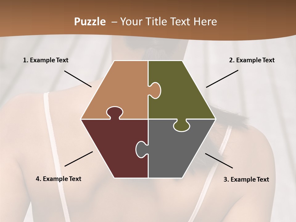 Curved Large Fairground Ride PowerPoint Template