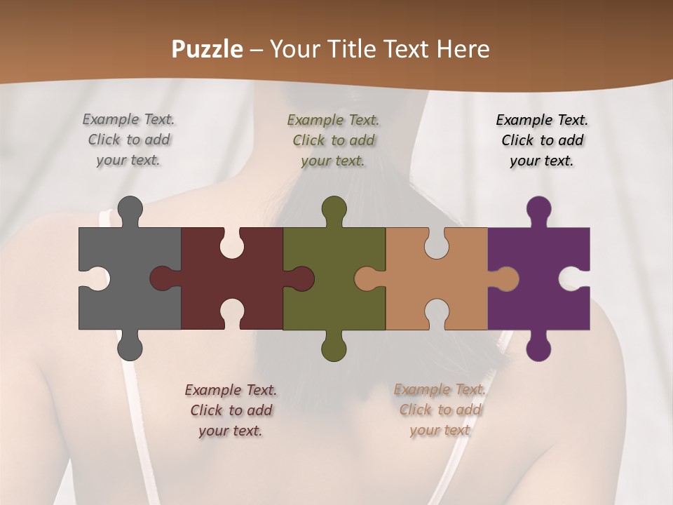 Curved Large Fairground Ride PowerPoint Template