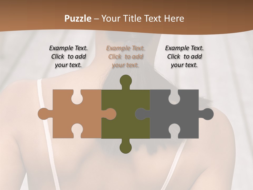 Curved Large Fairground Ride PowerPoint Template