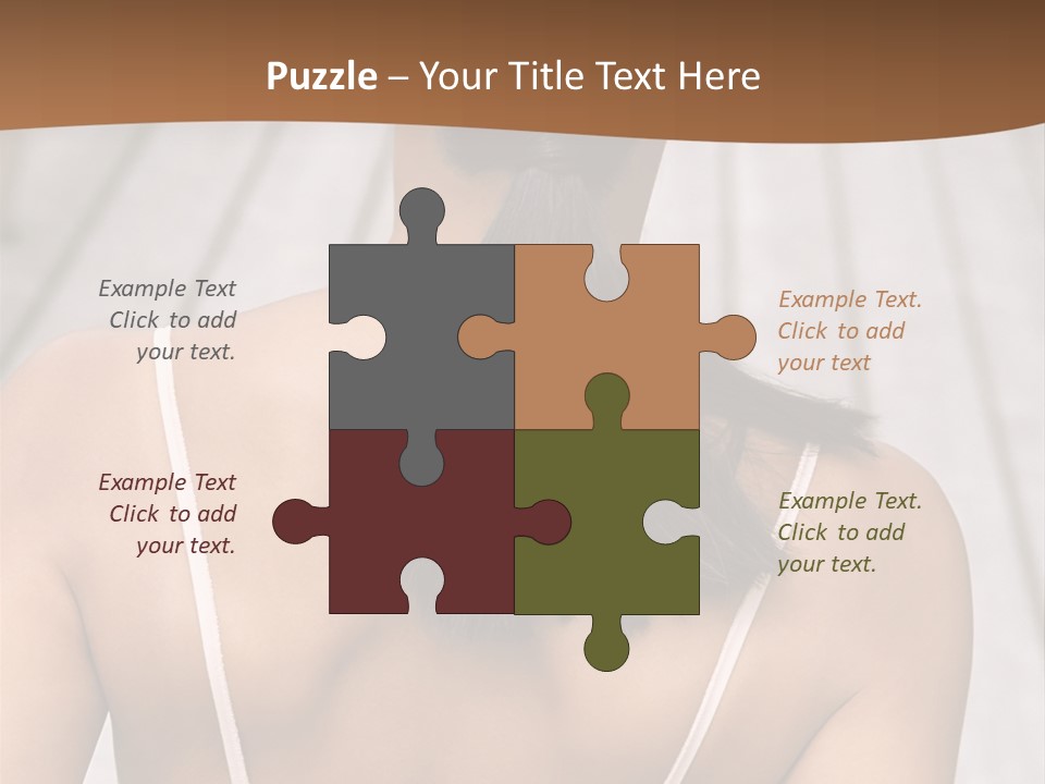 Curved Large Fairground Ride PowerPoint Template