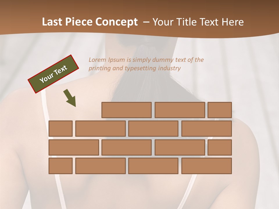 Curved Large Fairground Ride PowerPoint Template