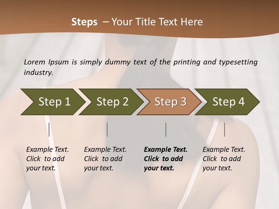 Curved Large Fairground Ride PowerPoint Template