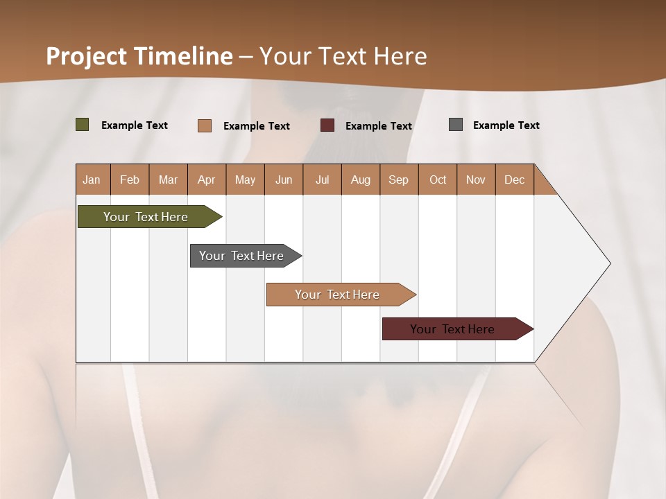 Curved Large Fairground Ride PowerPoint Template