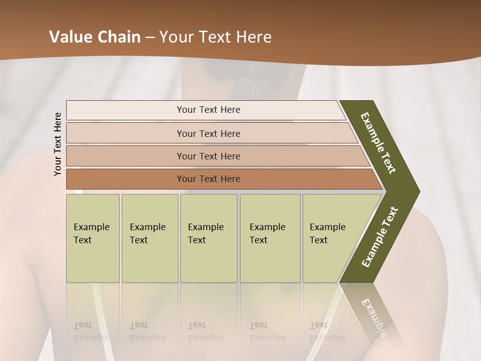 Curved Large Fairground Ride PowerPoint Template