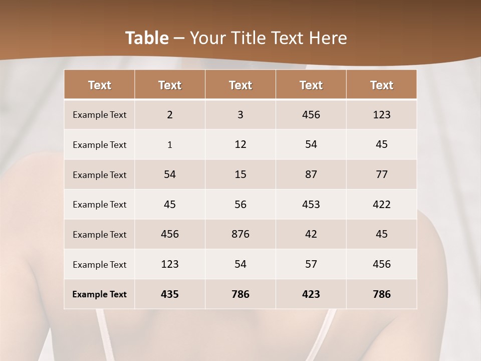 Curved Large Fairground Ride PowerPoint Template
