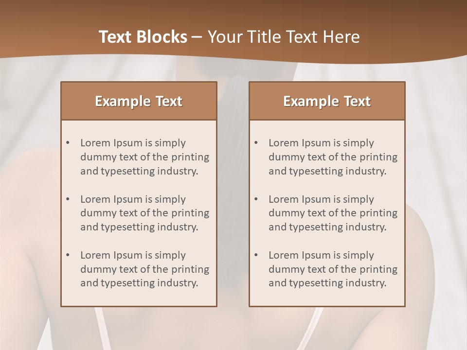 Curved Large Fairground Ride PowerPoint Template