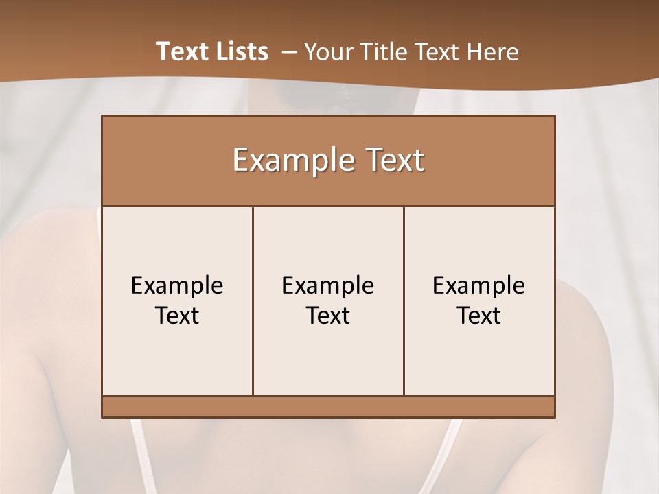 Curved Large Fairground Ride PowerPoint Template