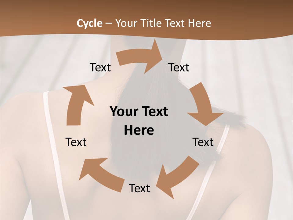 Curved Large Fairground Ride PowerPoint Template