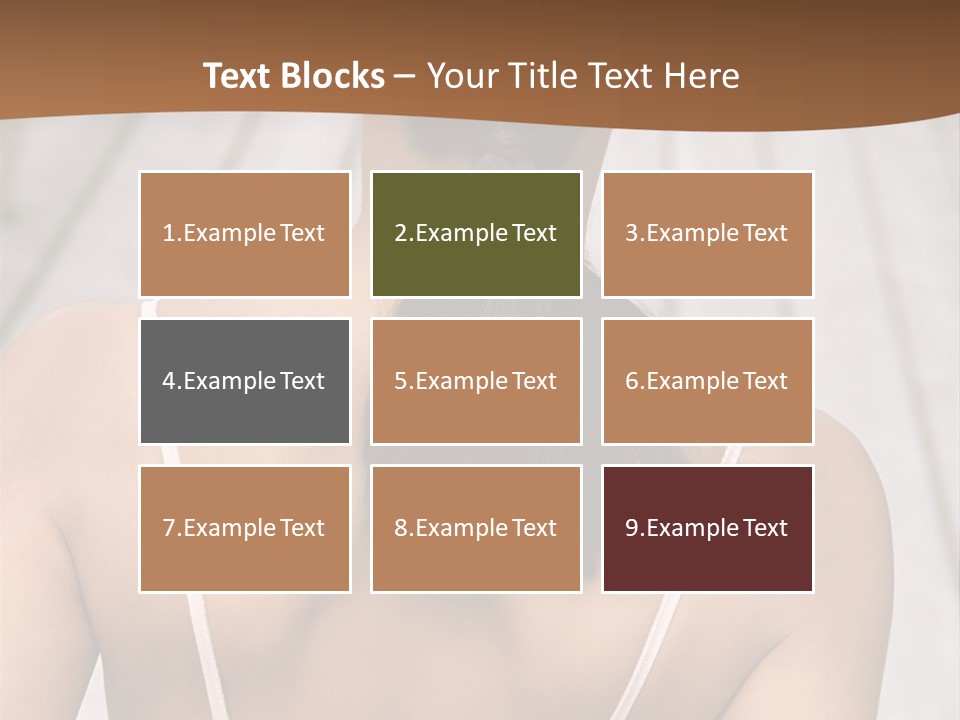 Curved Large Fairground Ride PowerPoint Template
