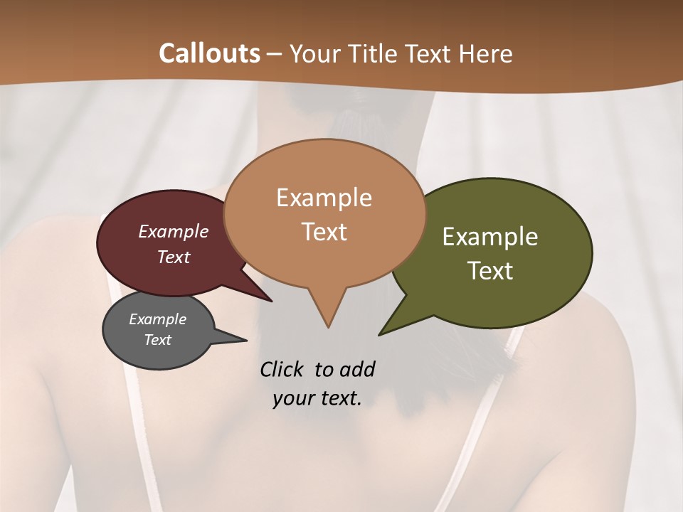 Curved Large Fairground Ride PowerPoint Template