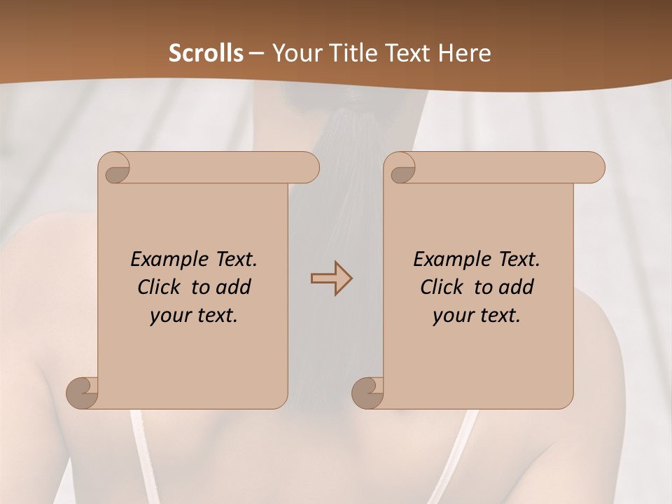 Curved Large Fairground Ride PowerPoint Template