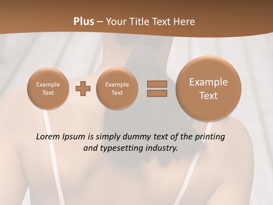 Curved Large Fairground Ride PowerPoint Template