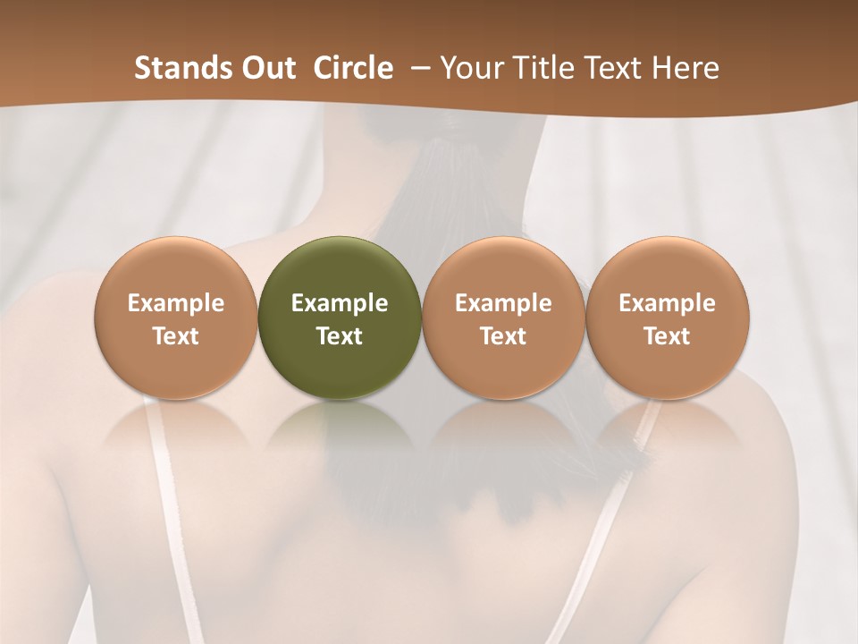 Curved Large Fairground Ride PowerPoint Template